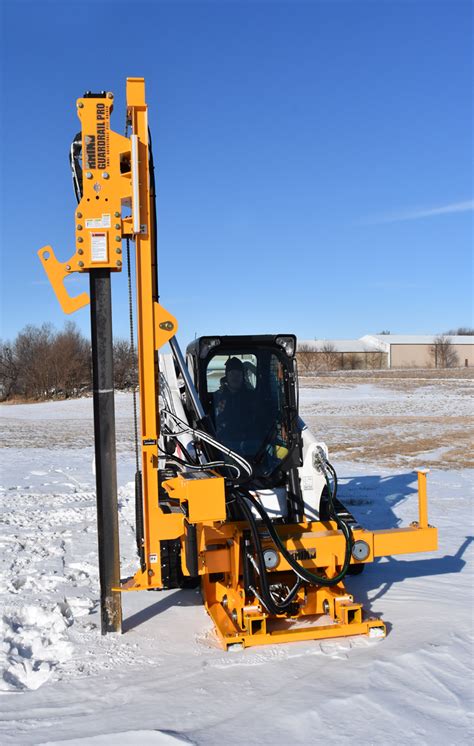 pile drives for skid steer